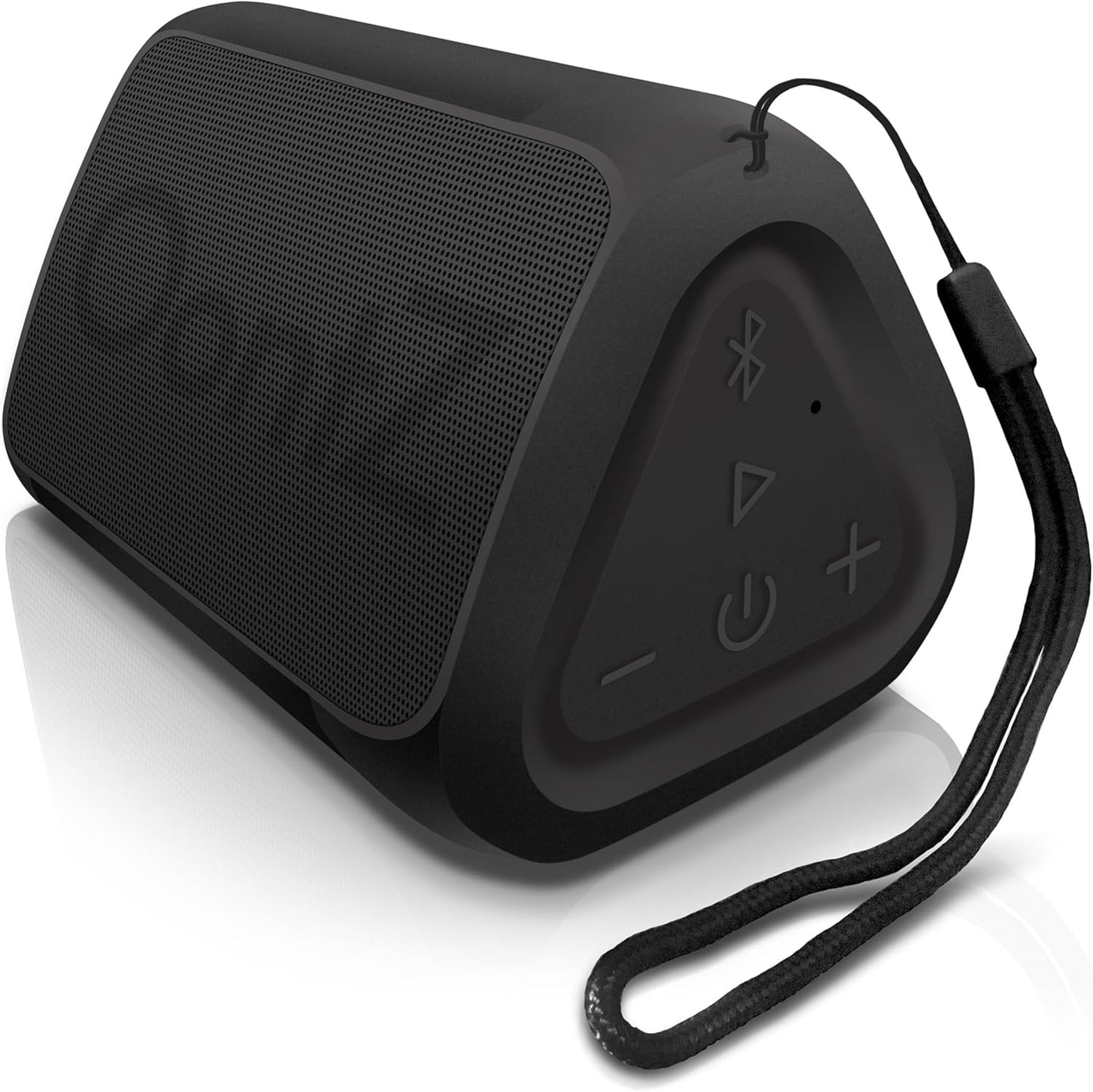 Oontz Angle Solo Portable Bluetooth Speaker 5.0-5W Sound, 10-Hr Battery, 100Ft Wireless Range, IPX5 Water-Resistant, Budget-Friendly Small Speaker for Travel, Party, Outdoor or Home (Black)